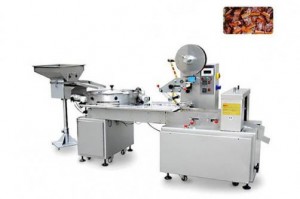 Flow packing machine